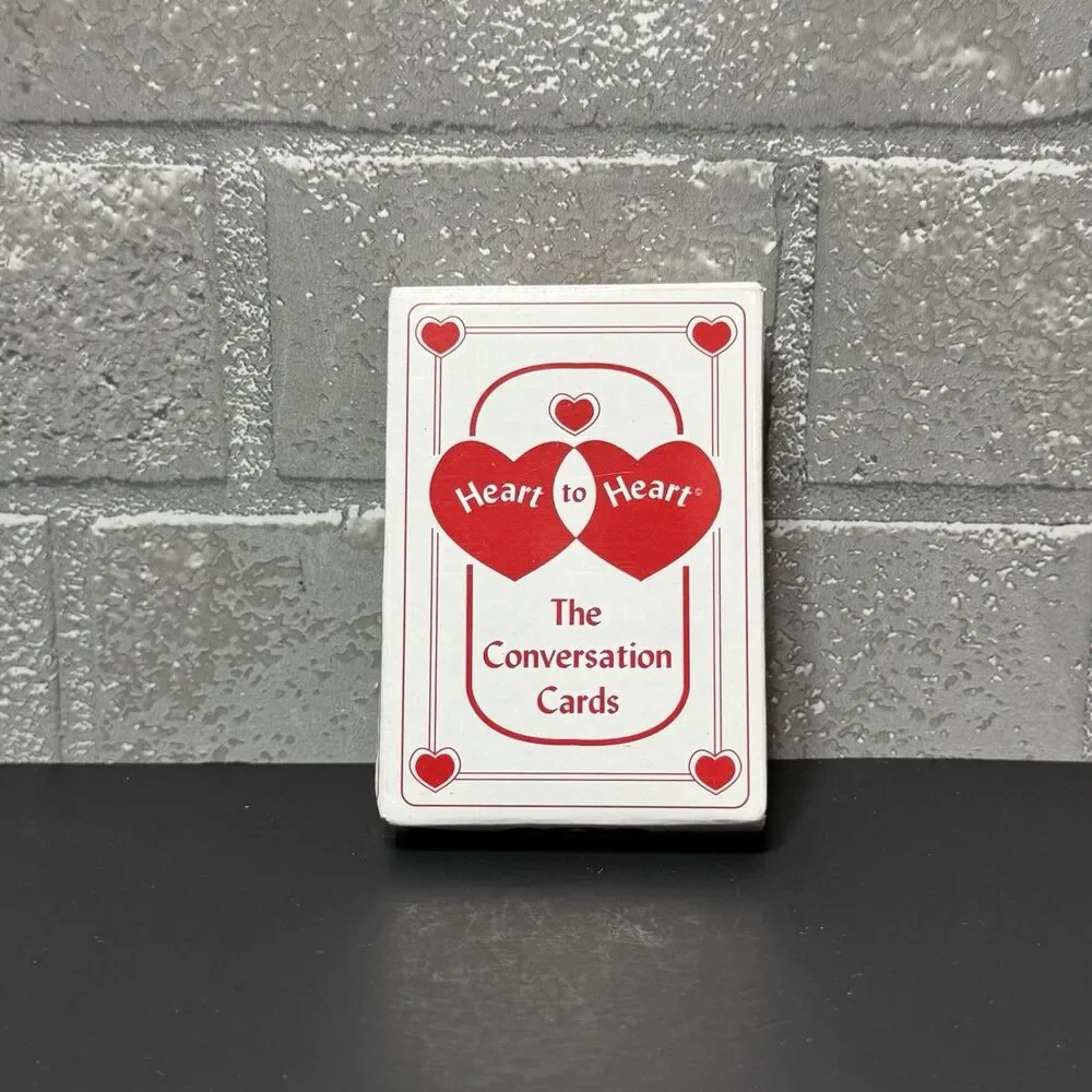 Vintage Heart to Heart Couples Conversation Cards Game Complete Deck